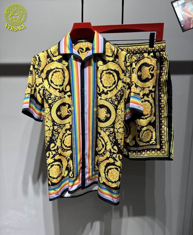Versace Shirt & Shorts Set ID:20250801-188